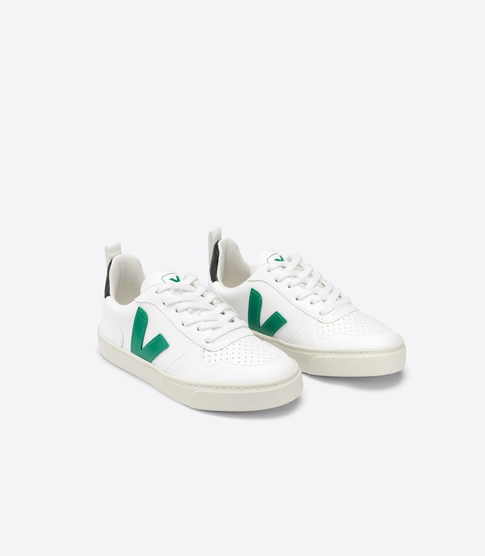 Veja Sneakers Kids - V-10 Lace Cwl - White - 2053HDBZN